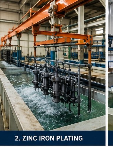 Zinc Iron Plating Process